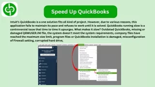 Speed Up QuickBooks