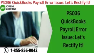 ps036 quickbooks payroll error issue let s rectify it