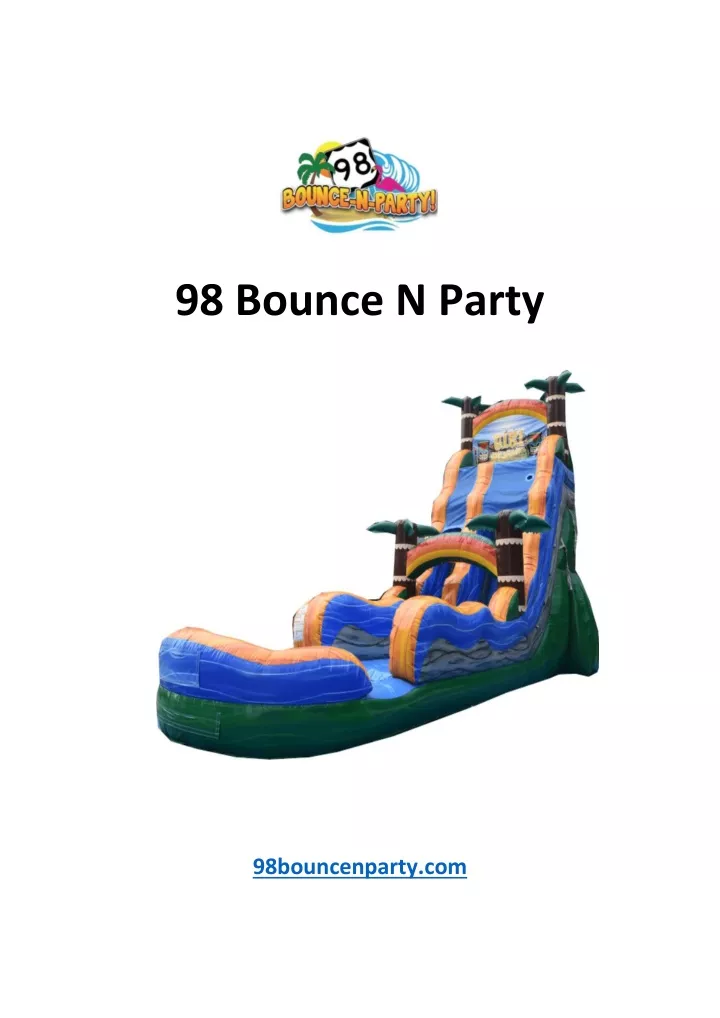 98 bounce n party