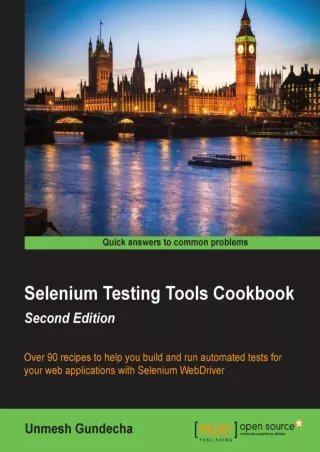 EBOOK Selenium Testing Tools Cookbook  Second Edition