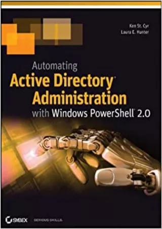 DOWNLOAD Automating Active Directory Administration with Windows PowerShell 2 0