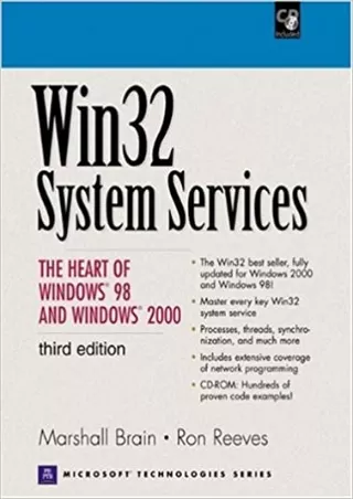 DOWNLOAD WIN32 System Services The Heart of Windows 98 and Windows 2000