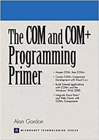 DOWNLOAD COM and COM Programming Primer The