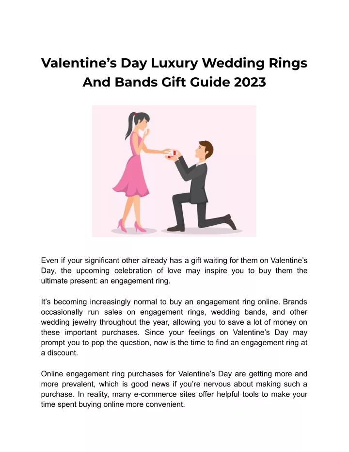 valentine s day luxury wedding rings and bands