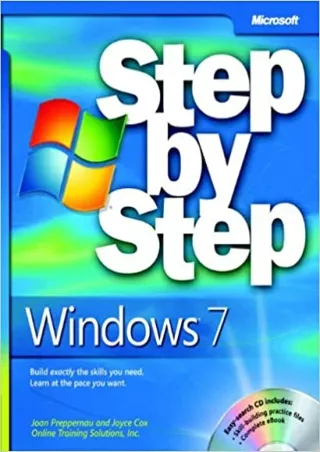 READ Windows 7 Step by Step