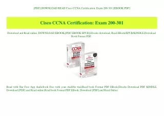 [PDF] DOWNLOAD READ Cisco CCNA Certification Exam 200-301 [EBOOK PDF]