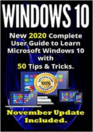 READ Windows 10 New 2020 Complete User Guide to Learn Microsoft Windows 10 with 580