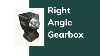 Right Angle Gearbox manufacturers | SMD Gearbox
