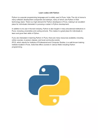 learn codes with python