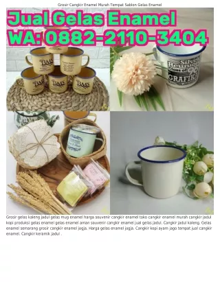 Ô88ᒿ.ᒿllÔ.౩4Ô4 (WA) Souvenir Cangkir Enamel Cangkir Kopi Ayam Jago