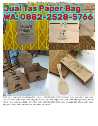 Ö88ᒿ•ᒿ5ᒿ8•57ᏮᏮ (WA) Paper Bag Murah Tapi Bagus Bahan Membuat Paper Bag