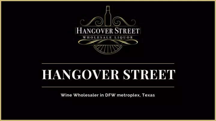 hangover street