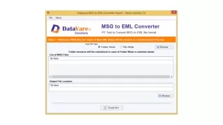 DataVare MSG to EML Converter Software