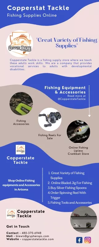 Great Variety of Fishing Supplies