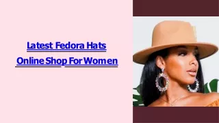 Latest  Fedora Hats   Online Shop For Women