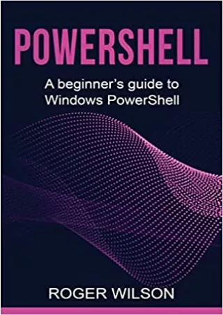EBOOK PowerShell A Beginner s Guide to Windows PowerShell