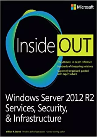 DOWNLOAD Windows Server 2012 R2 Inside Out Services Security  Infrastructure Volume 2
