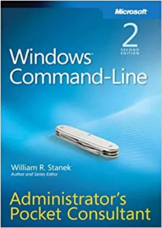 READ Windows Command Line Administrator s Pocket Consultant 2nd Edition
