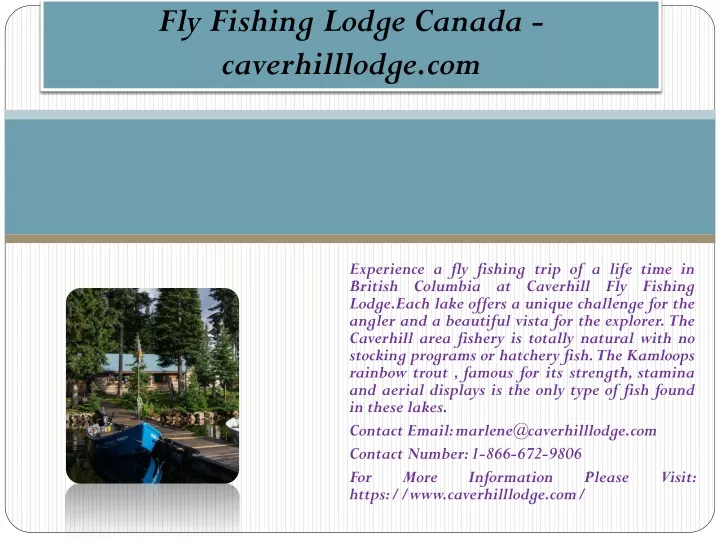 fly fishing lodge canada caverhilllodge com