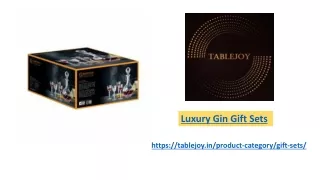 luxury gin gift sets