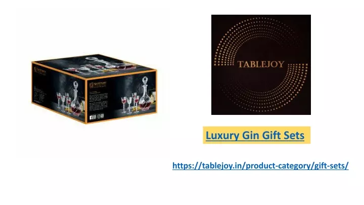 luxury gin gift sets