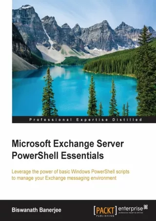 DOWNLOAD Microsoft Exchange Server PowerShell Essentials