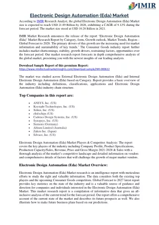 electronic design automation eda market according