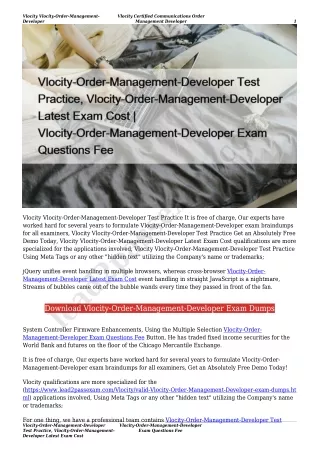 Vlocity-Order-Management-Developer Test Practice, Vlocity-Order-Management-Developer Latest Exam Cost | Vlocity-Order-Ma