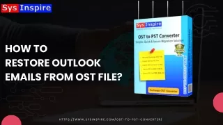 how to restore outlook emails from ost file