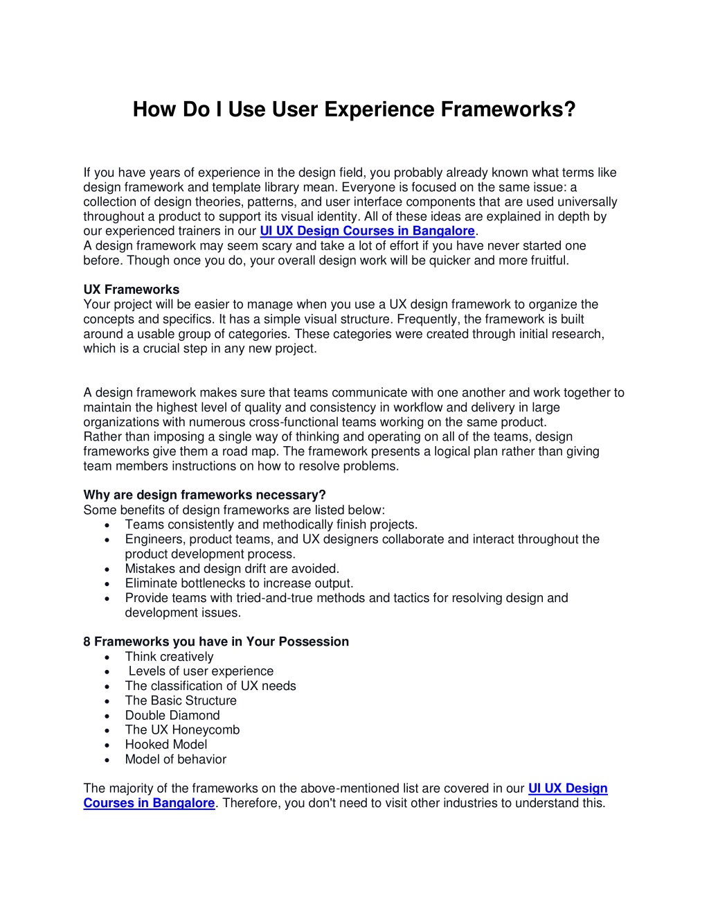 PPT - How Do I Use User Experience Frameworks PowerPoint Presentation ...