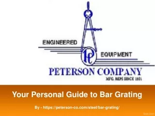 Your Personal Guide to Bar Grating