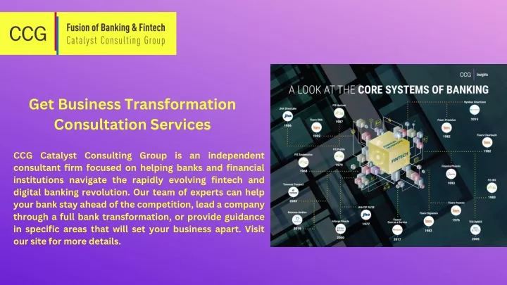 get business transformation consultation services