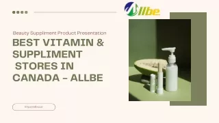 Check Out Our vitamin stores in canada