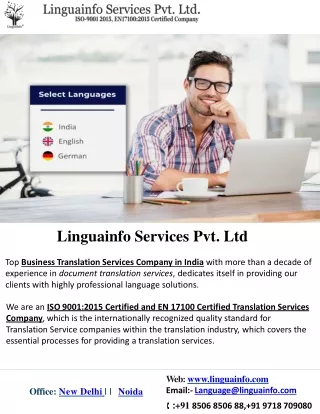 All Language Translation Services In India.