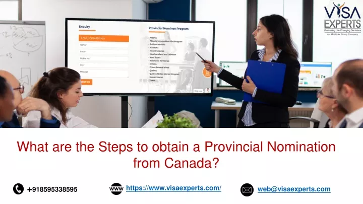 what are the steps to obtain a provincial
