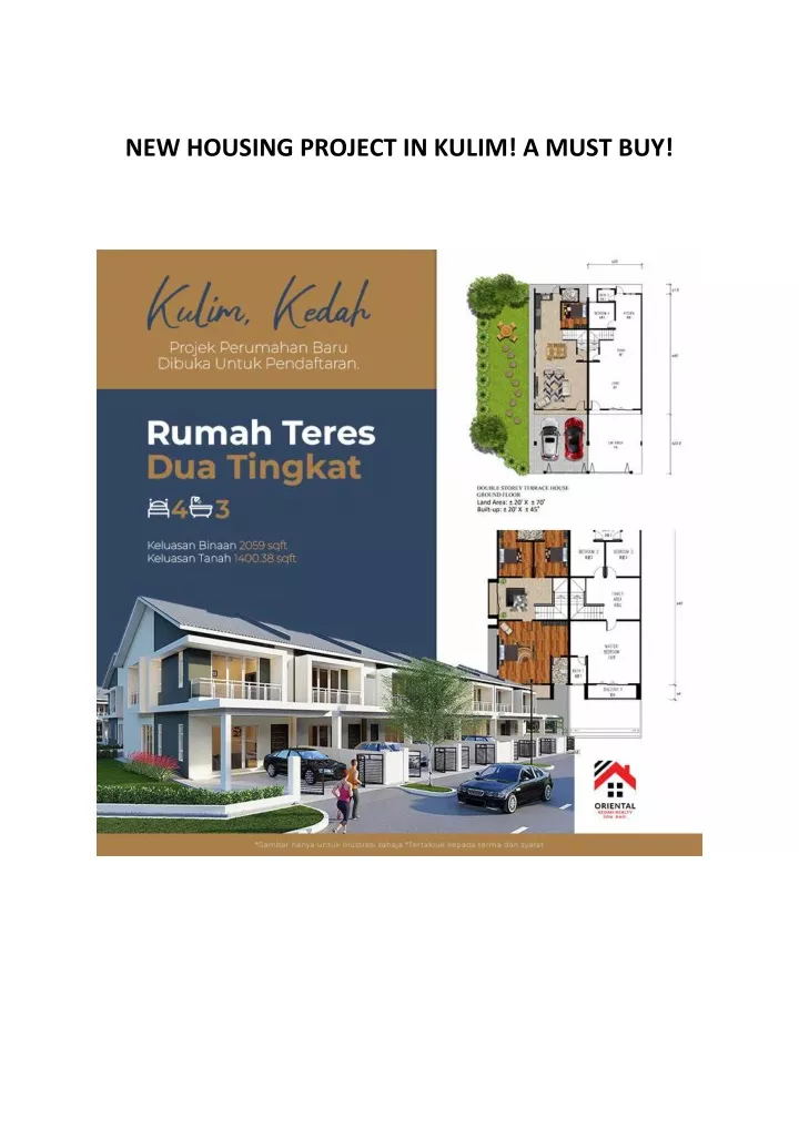 new housing project in kulim a must buy