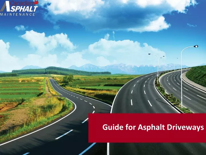 guide for asphalt driveways