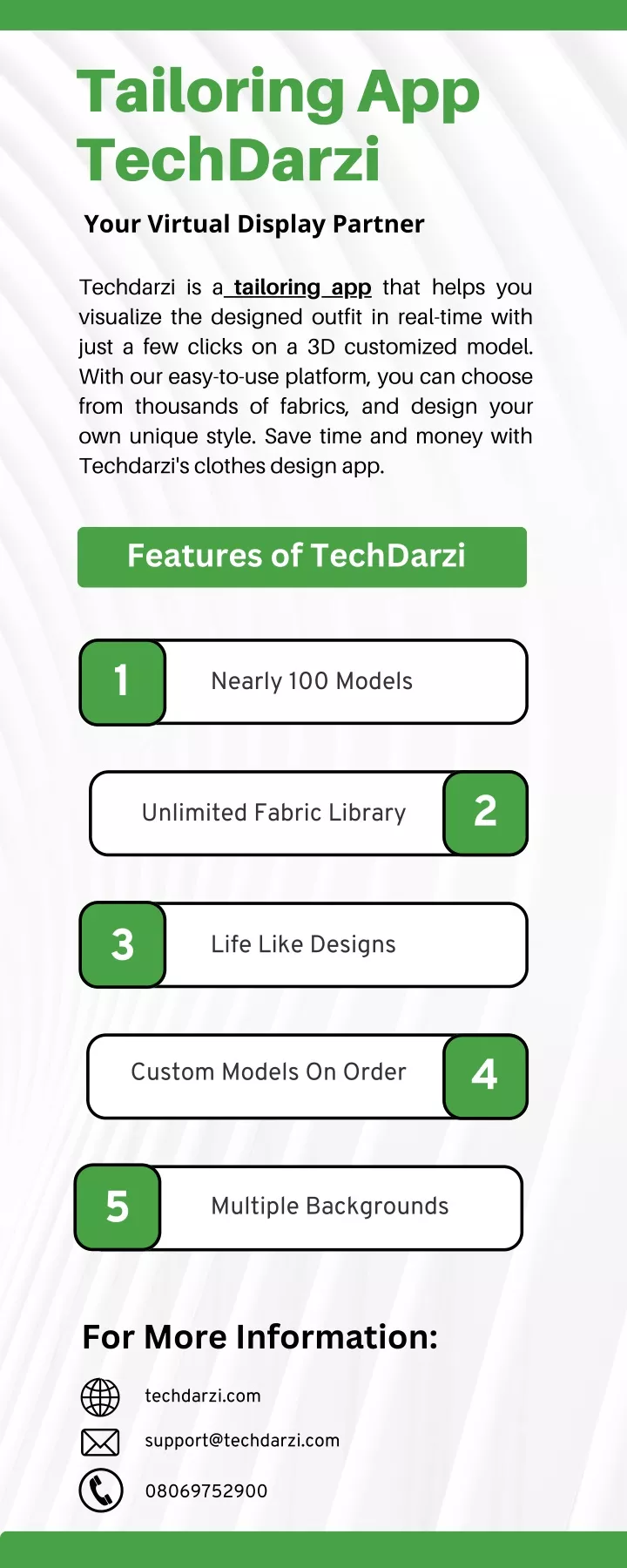 tailoring app techdarzi your virtual display