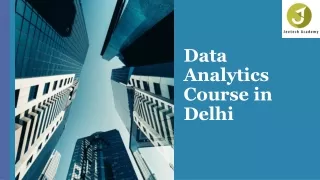 Data Analytics Course in Delhi
