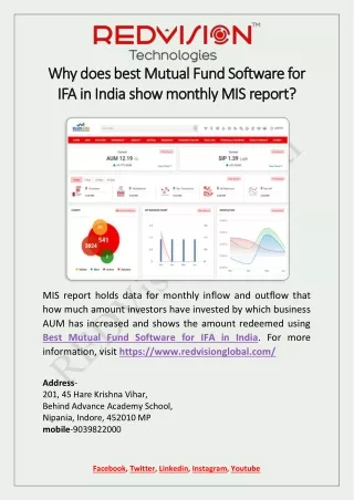 why does best mutual fund software for why does