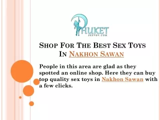 Online Adult Toys Store In Nakhon Sawan