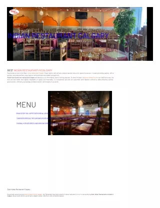 Indian restaurant Calgary, Dinner Buffet Restaurants Calgary
