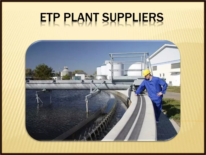 etp plant suppliers