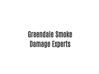 greendale smoke damage experts