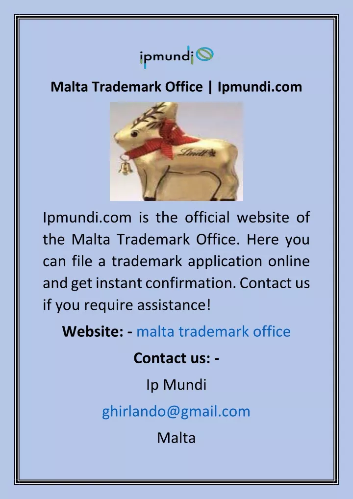 malta trademark office ipmundi com