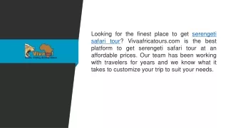 looking for the finest place to get serengeti