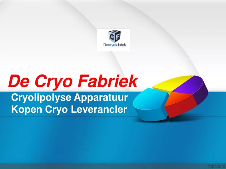 de cryo fabriek