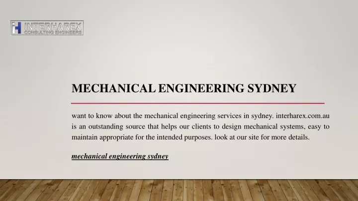mechanical engineering sydney