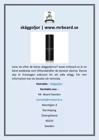 sk ggoljor www mrbeard se