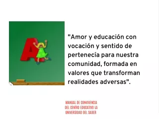 amor y educaci n con vocaci n y sentido